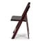 Atlas Commercial Products Wood Folding Chair, Mahogany with Black Pad WFC5MHG - alternate 5